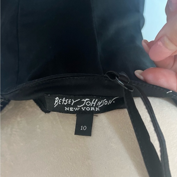 Vintage 90s Betsey Johnson goth > vamp > witch wiggle dress - Picture 4 of 8